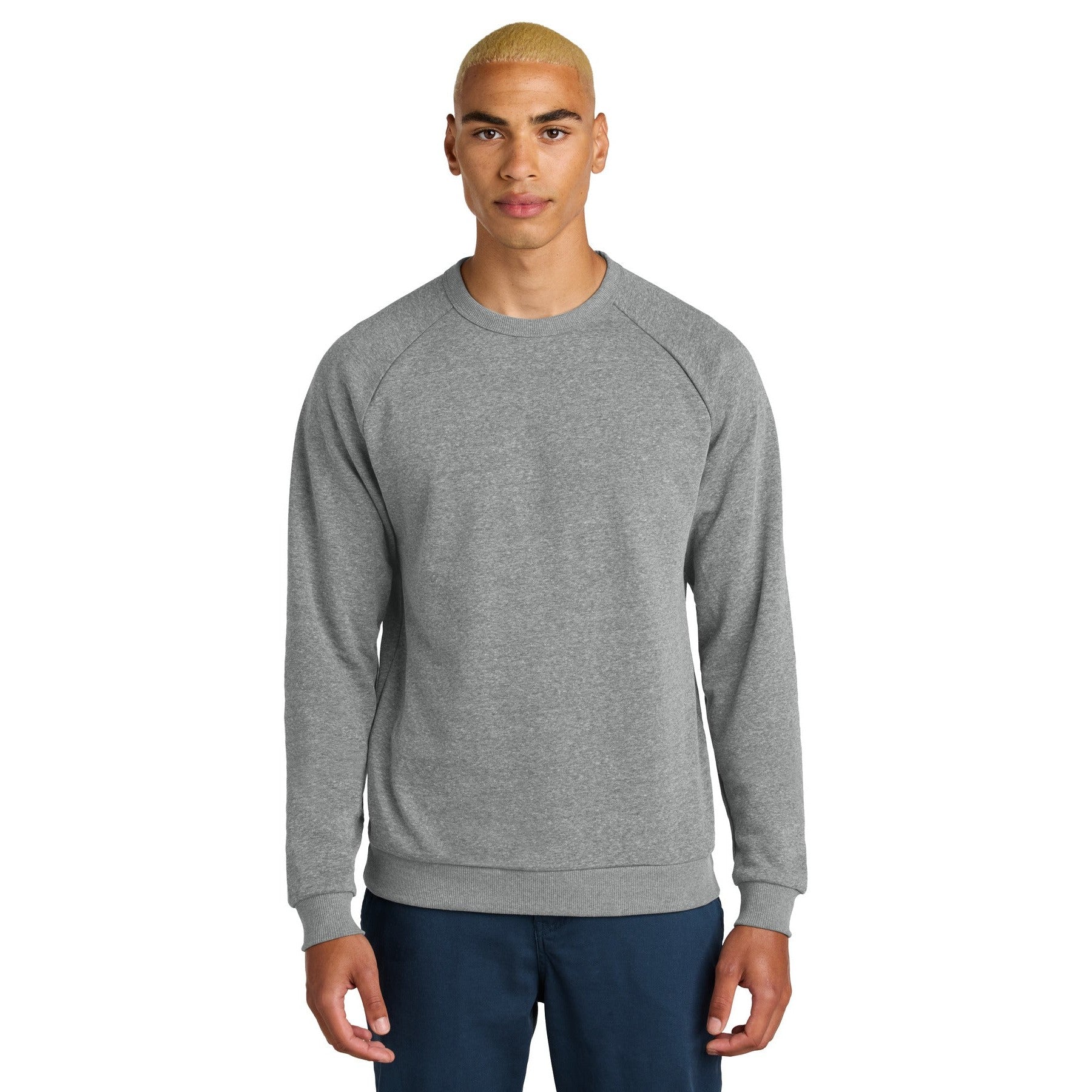 District-District® Perfect Tri® Fleece Crewneck Sweatshirt DT1304-MedTech-4